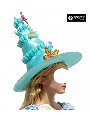 Cappello Carnevale Maschera Fata Buona Fatina Flowers Hat Costume FATAHAT02